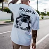  No Love in Our Hearts Graphic T-Shirt for Men by Inlyline