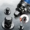 4Pcs Low Profile Impact Socket Adapter Set 3/8 to1/2 1/4 to3/8 3/4 to1 1/2 to3/4 Steel Heavy-Duty Impact Convertor for Automotive Repairs DIY Projects Maintenance