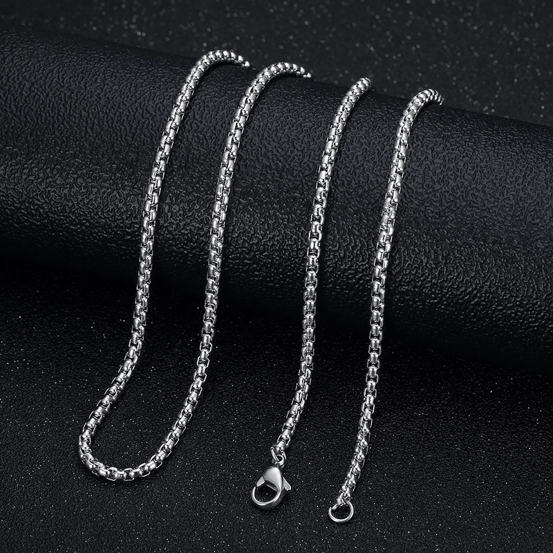 1 Piece 27*54mm Titanium Steel Zircon Cross Pendant Chain Jewelry Accessories