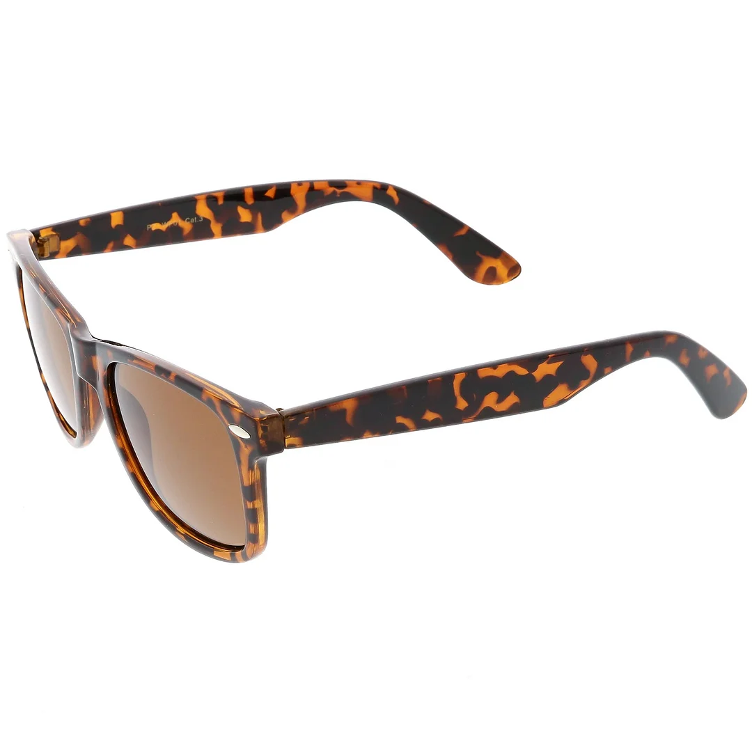 Classic Horn Rimmed glasses Neutral Color Lens 52mm