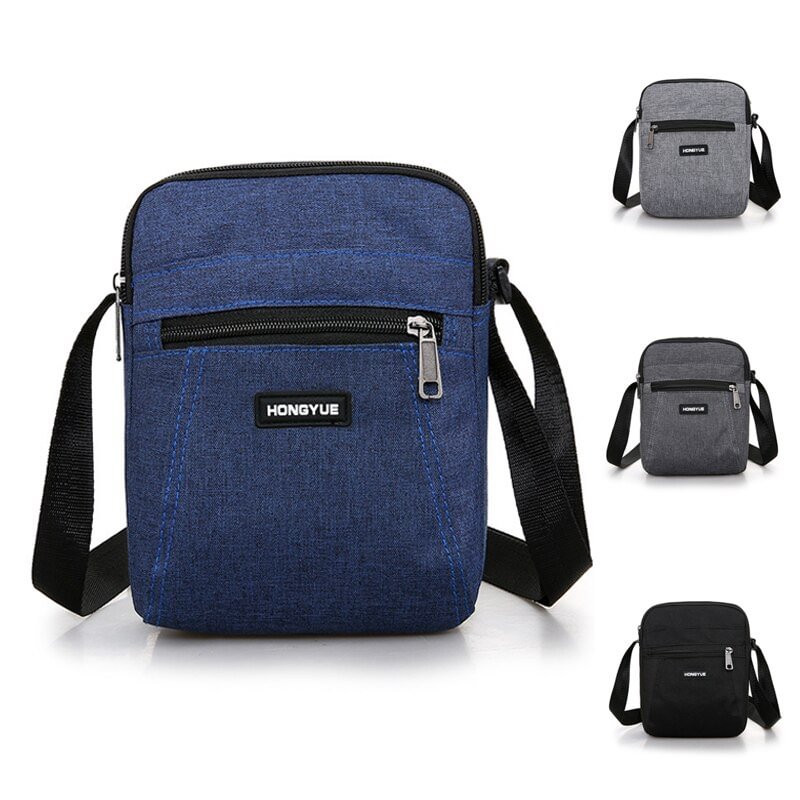 Men&#39;s Bags Canvas Messenger Bag Casual Crossbody Shoulder Bags Waterproof Business Shoulder Bag for Men Travel Satchel Purse US Mall Lifes