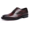 Mens fashion formal leather oxford dress shoes