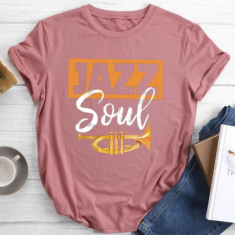 Jazz soul Round Neck T-shirt