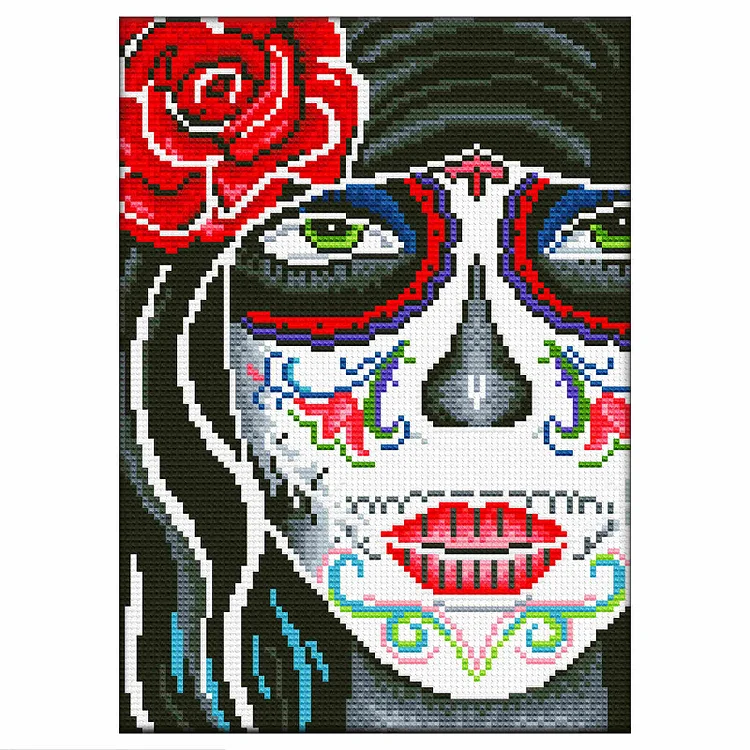 Skeleton Woman | Luminous Diamond Painting Kits