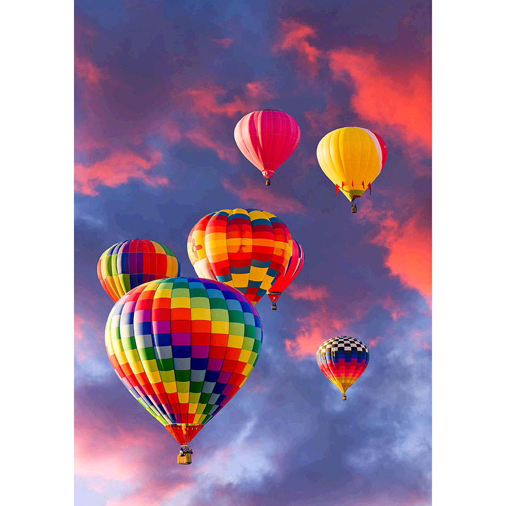 

30*40CM - Round Drill Diamond Painting - Balloon, 501 Original