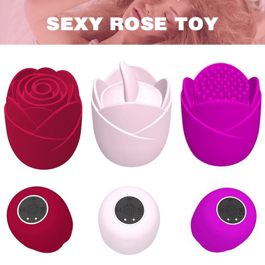 10 Frequency Clitoral Stimulation Rose Massager