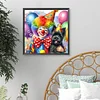 Diamond Painting-5D Full Round Drill Clown(40*40 CM)
