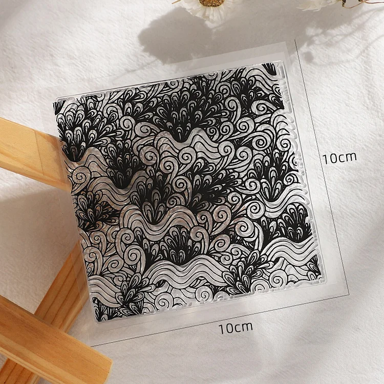 JOURNALSAY Transparent Flowers Plants Girls Silicone Stamps DIY Journal Material Scrapbooking