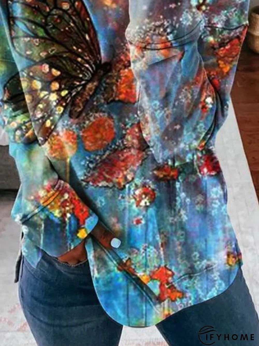 Casual Crew Neck Long Sleeve shirt & Tunic Top | IFYHOME