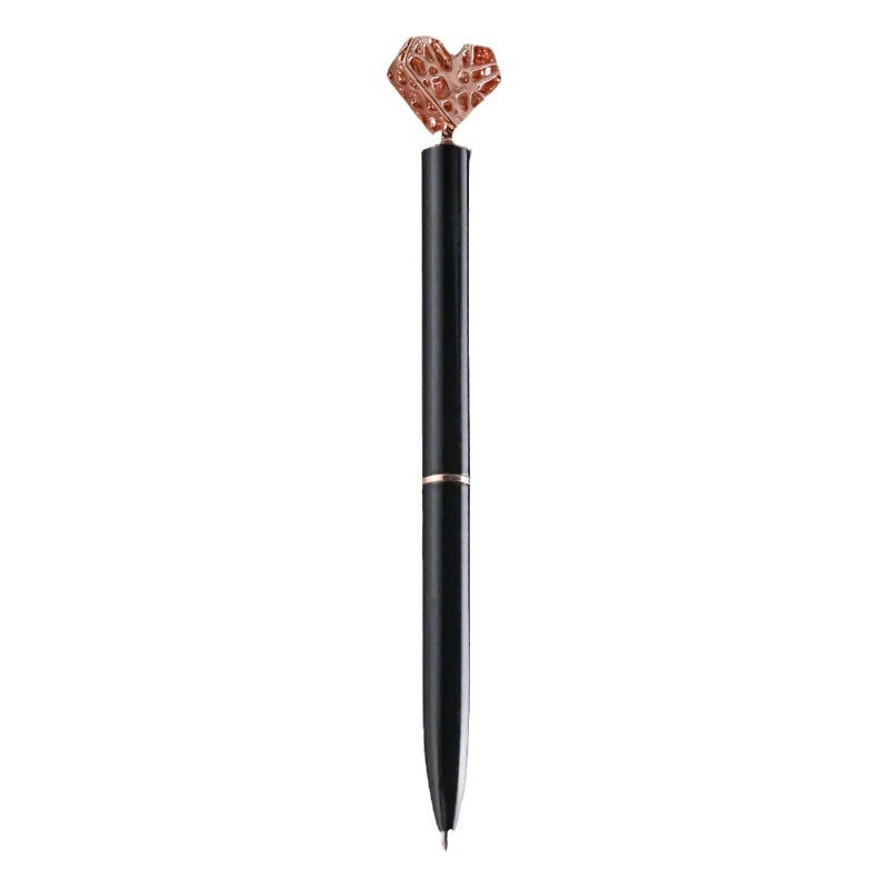 1 Piece Heart Shape Learning Daily Graduation Metal Casual Minimalist Ballpoint Pen3