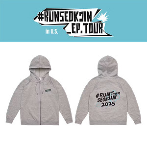 BTS Arirang Official Logo Hoodie | World Tour Black Zip Up 💜