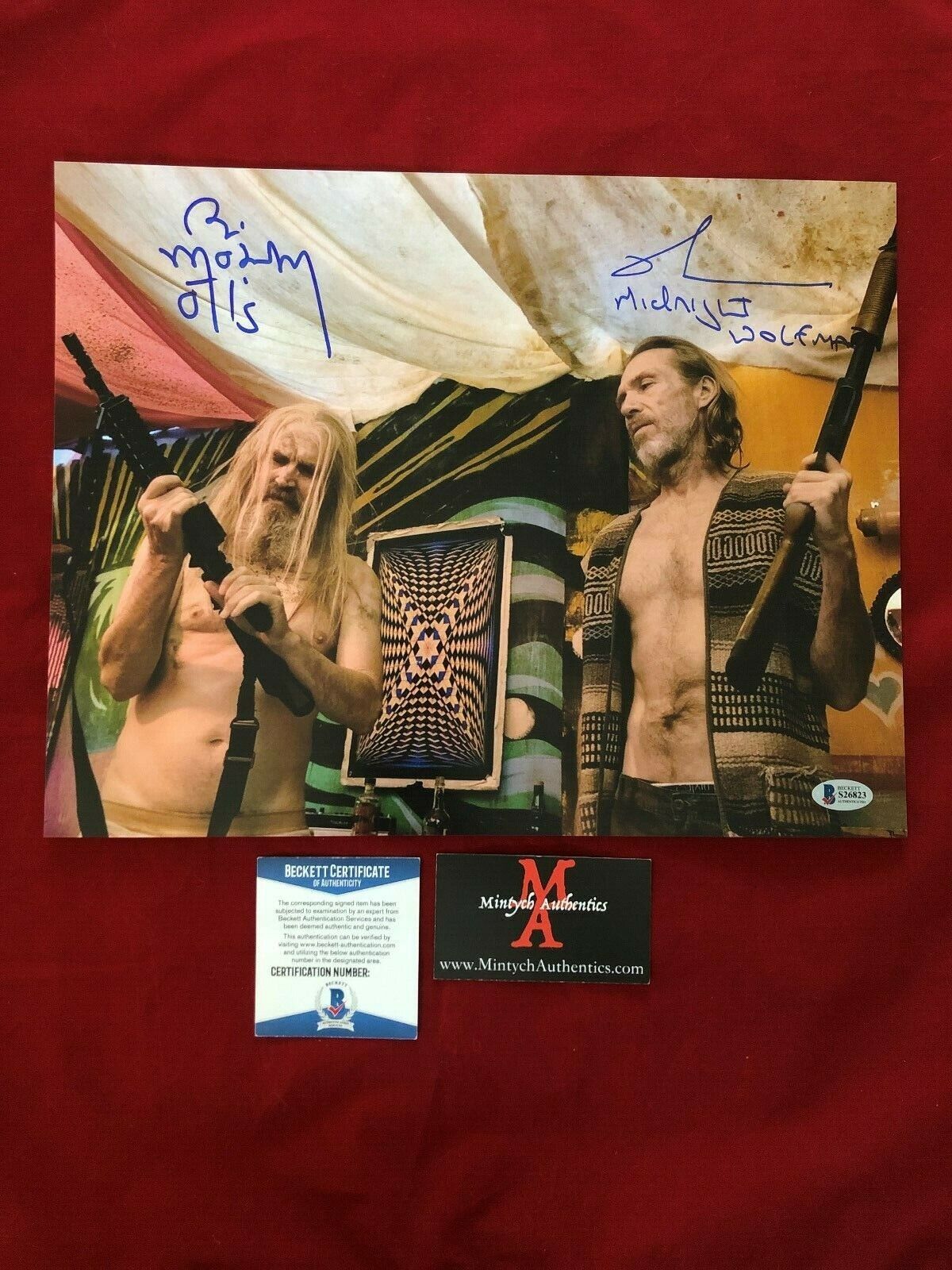 RICHARD BRAKE & BILL MOSELEY SIGNED 11x14 Photo Poster painting! 3 FROM HELL! BECKETT! ZOMBIE