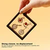  10 Pack 3D Floating Display Frame Stand Holder Coin Chip Jewelry Pin Display Stand Box