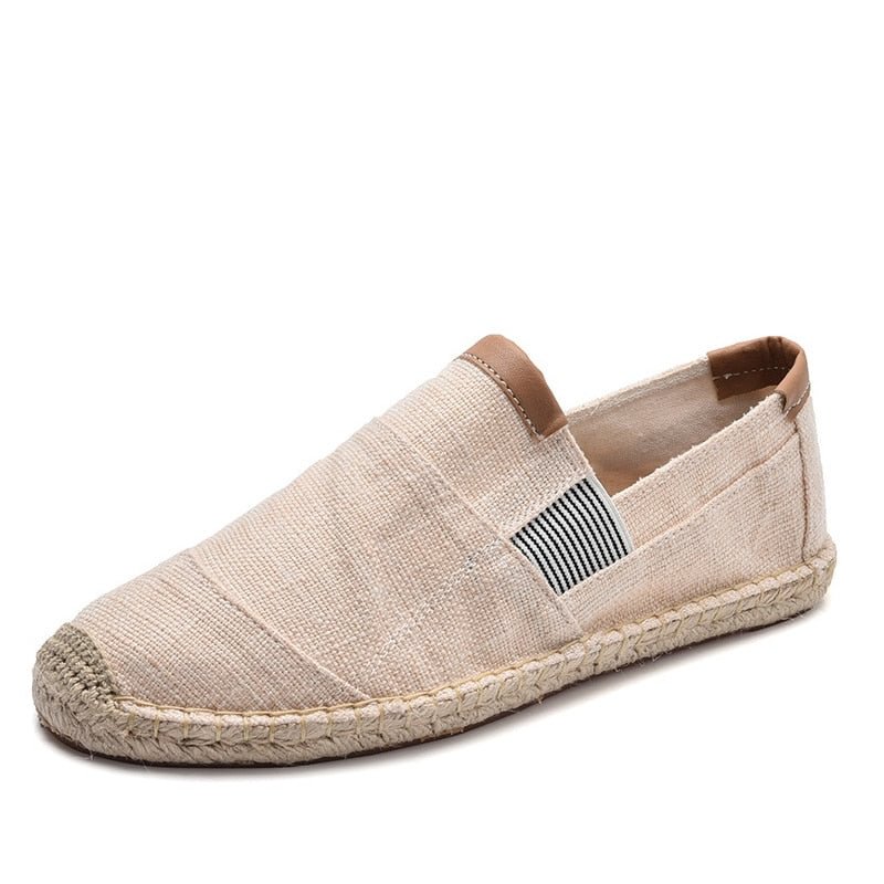 2020 Newest Mens Shoes Casual Male Breathable Canvas Casual Shoes Men Chinese Fashion Soft Slip on Espadrilles for Men Loafers