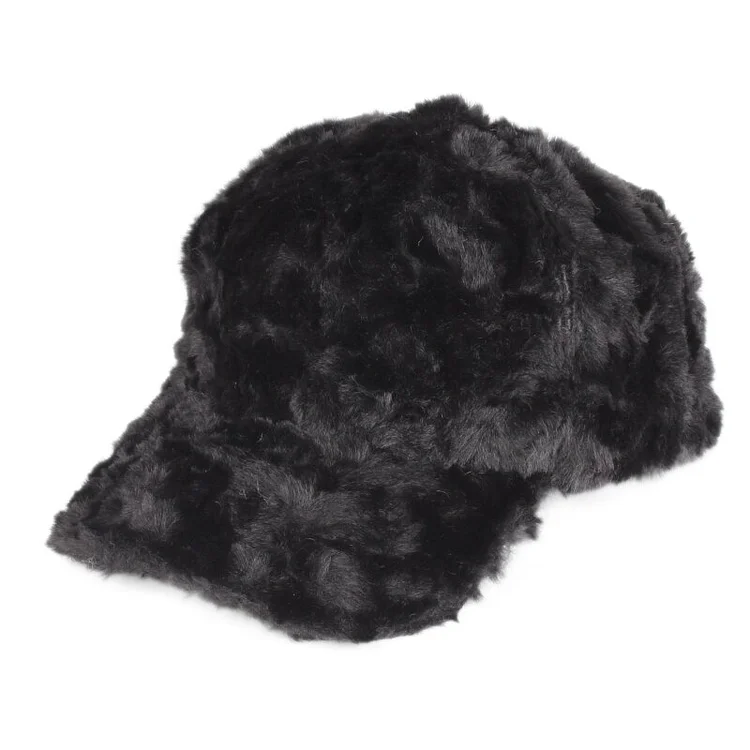 Wholewomen and Lady Warm Caps autumn and winter solid color Sports Baseball hats
