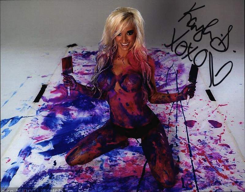 Playboy Bunny Kaylea Smith signed sexy 8x10 Photo Poster painting -PROOF- -CERTIFICATE- (B0017)