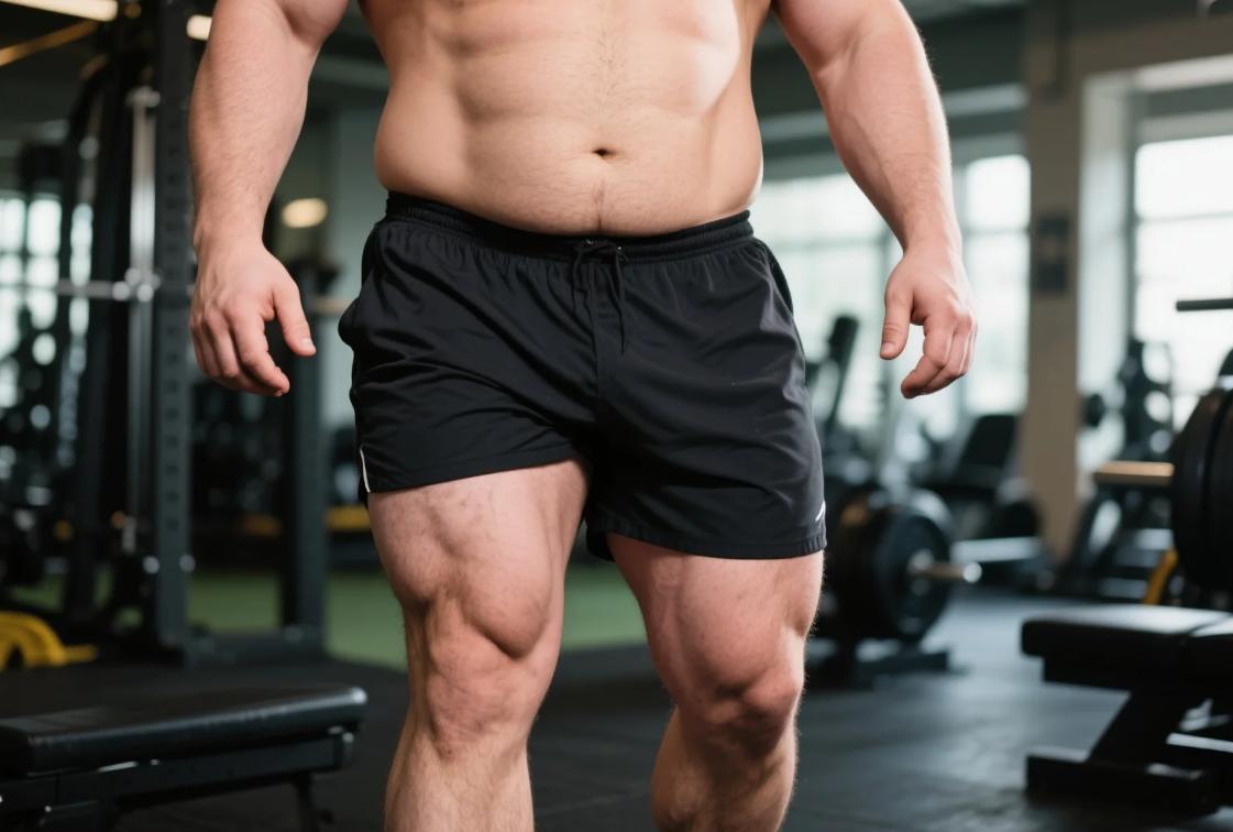 short gym shorts for big guys