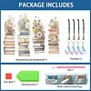 4pcs DIY Book Flower Diamond Painting Bookmark