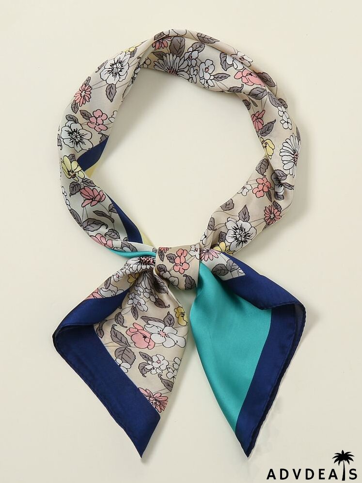 Flower Print Bandana