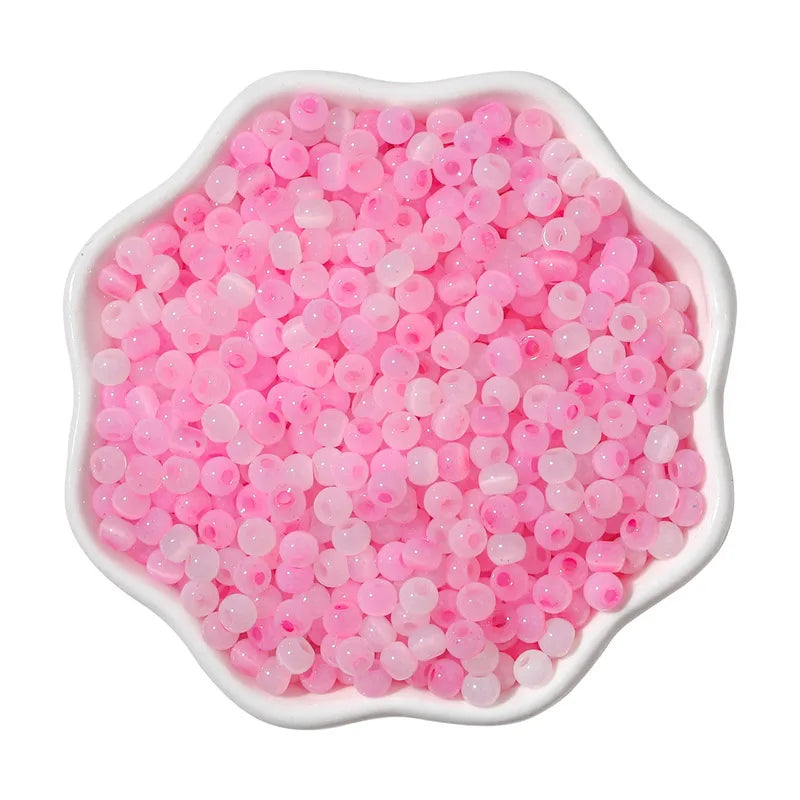 1 Set Diameter 4mm Hole 1~1.9mm Glass Ball Beads