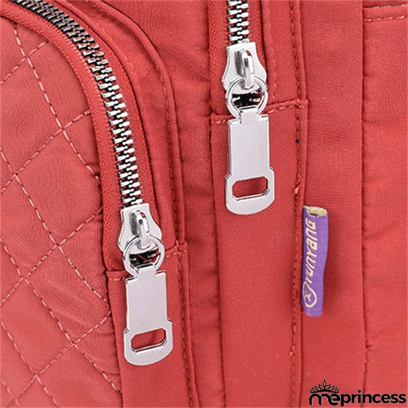 Women's Casual Zipper Travel Small Backpack