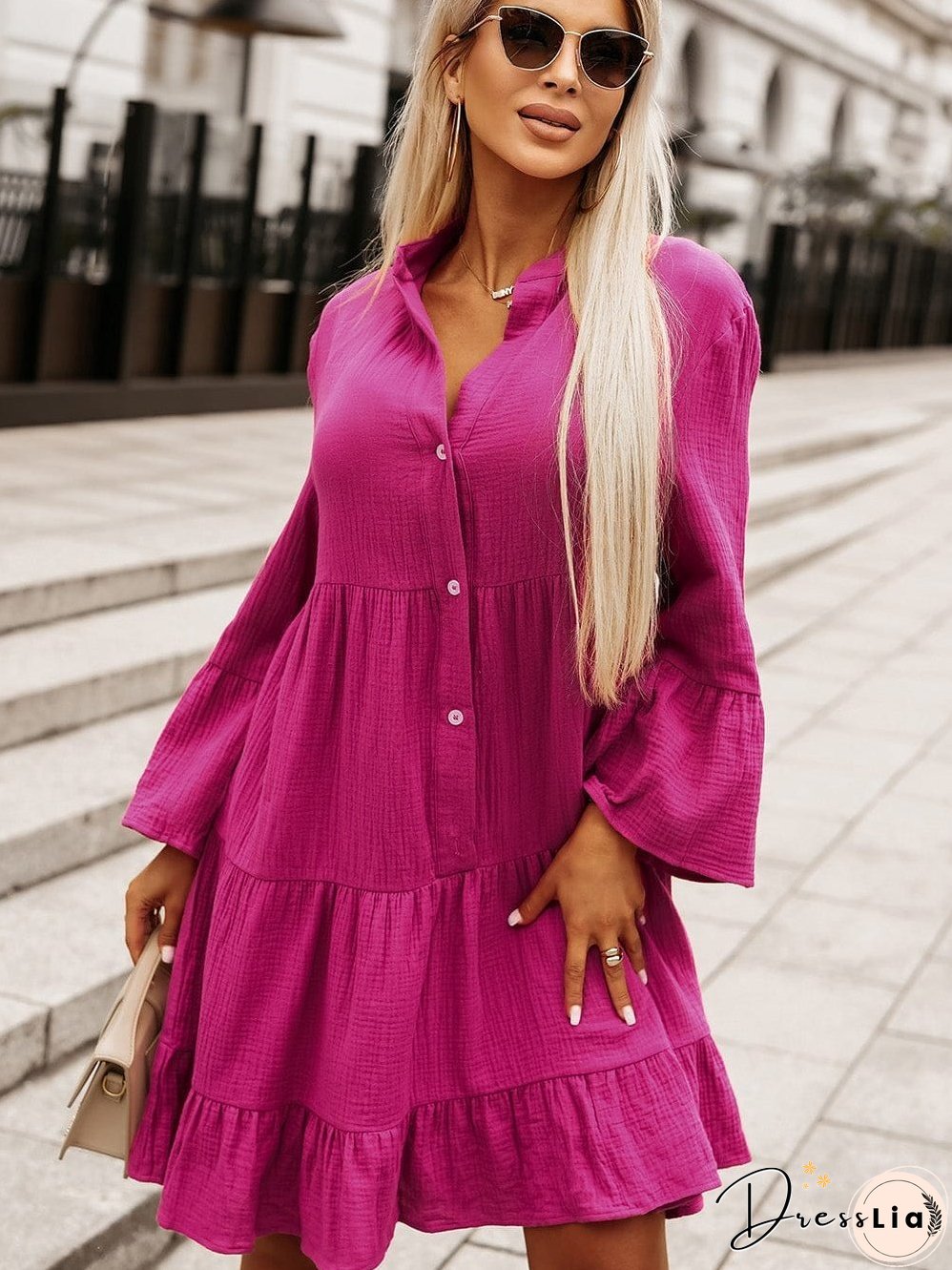 Fuchsia Mini Dress