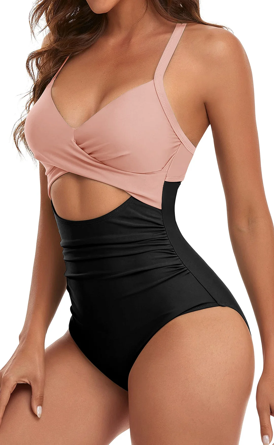 Cutout High Waisted One Piece Swimsuits