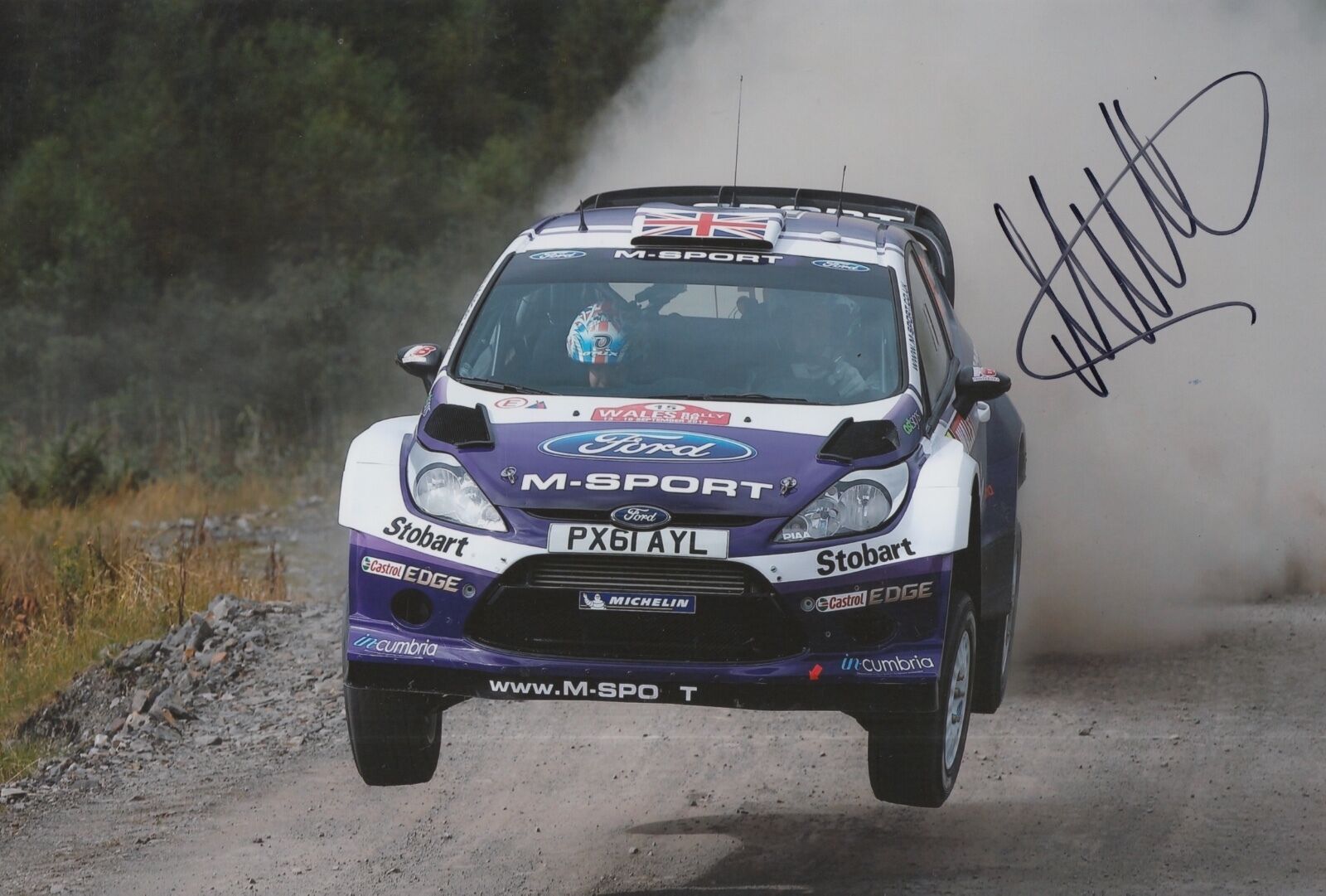 Matthew Wilson Hand Signed Photo Poster painting 12x8 Ford Rally 1.