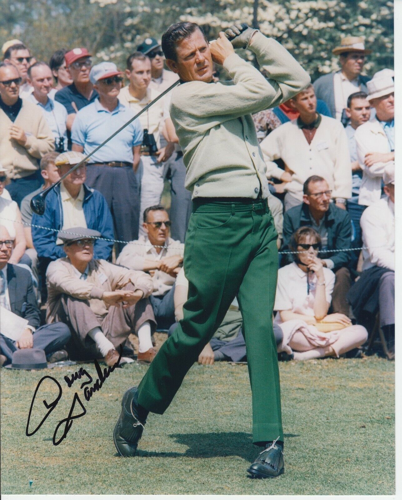 Doug Sanders #0 8x10 Signed Photo Poster painting w/ COA Golf