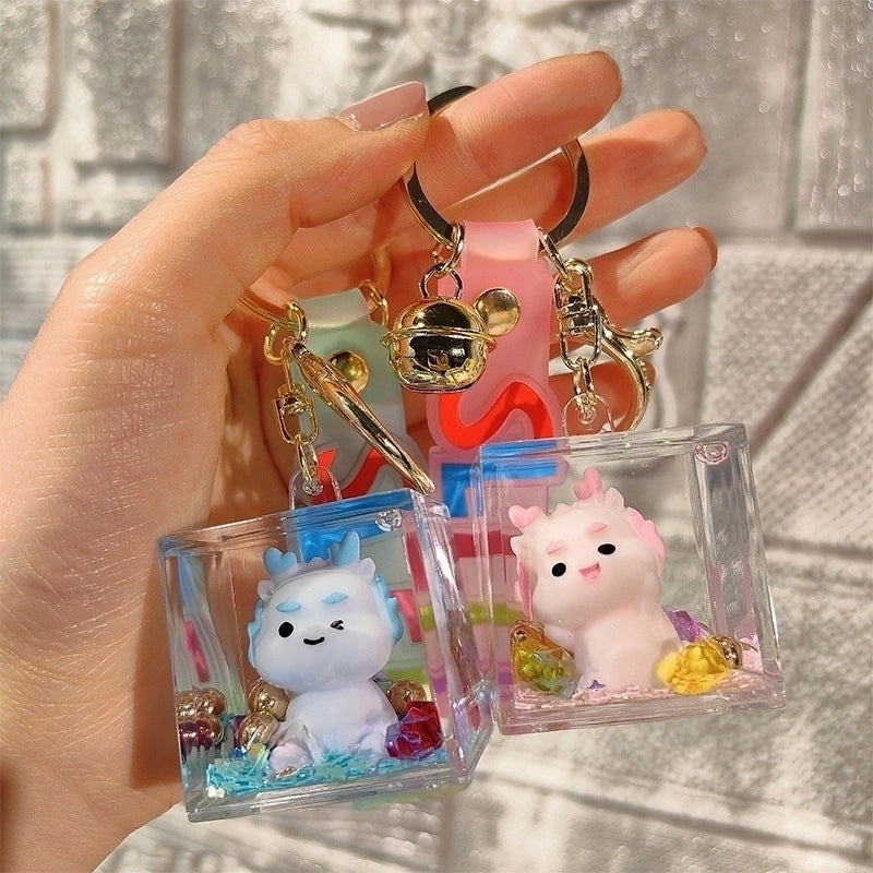 Cute Dinosaur Arylic Women’s Keychain