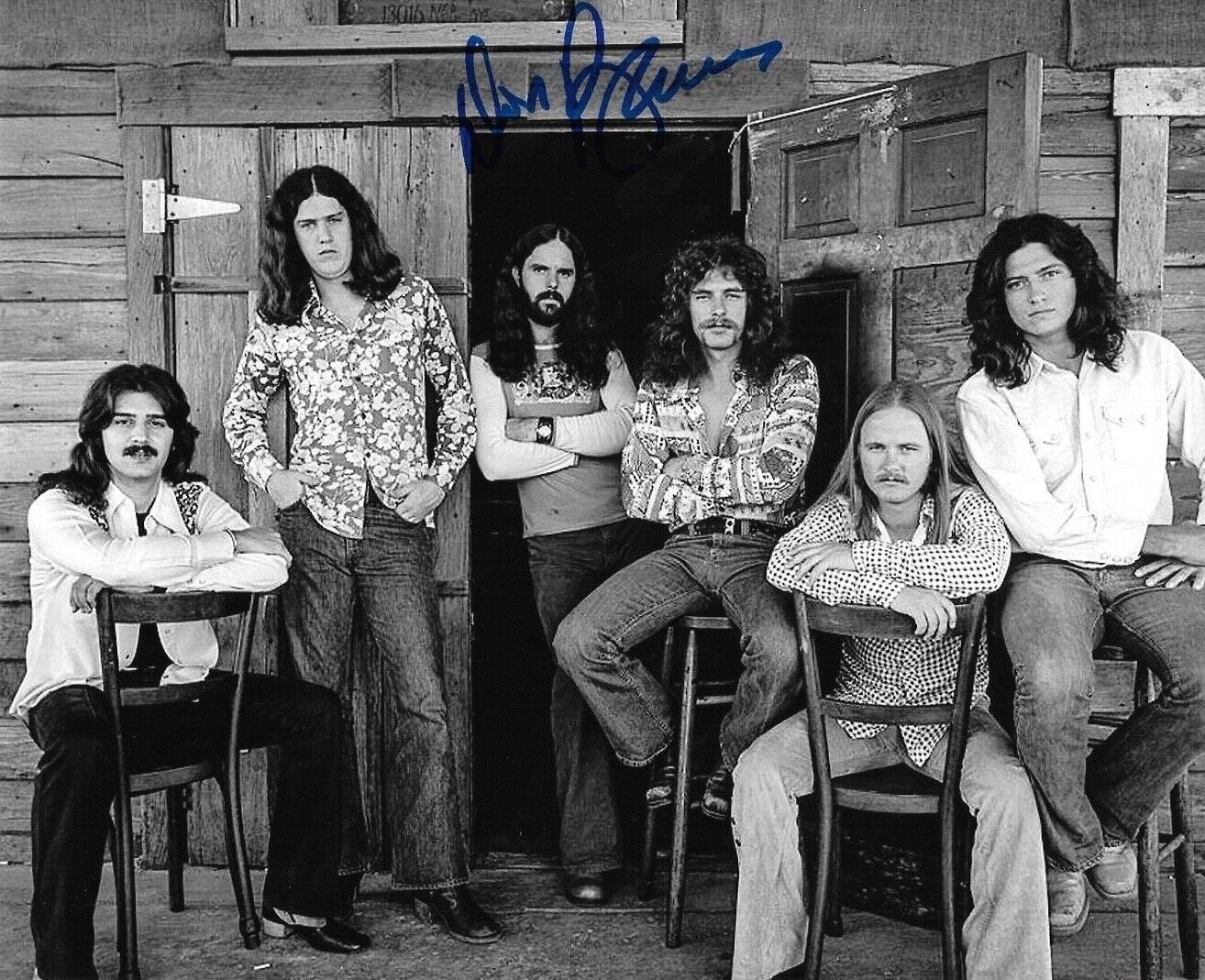 * DON BARNES * signed 8x10 Photo Poster painting * 38 SPECIAL * PROOF * 10