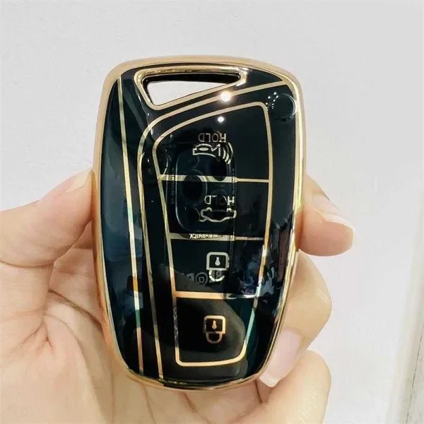 TPU Car Key Case Shell For Hyundai Santa Fe Sport Ix45 Equus Centennial Genesis G80 Grandeur Azera 2013-2016 Cover Fob