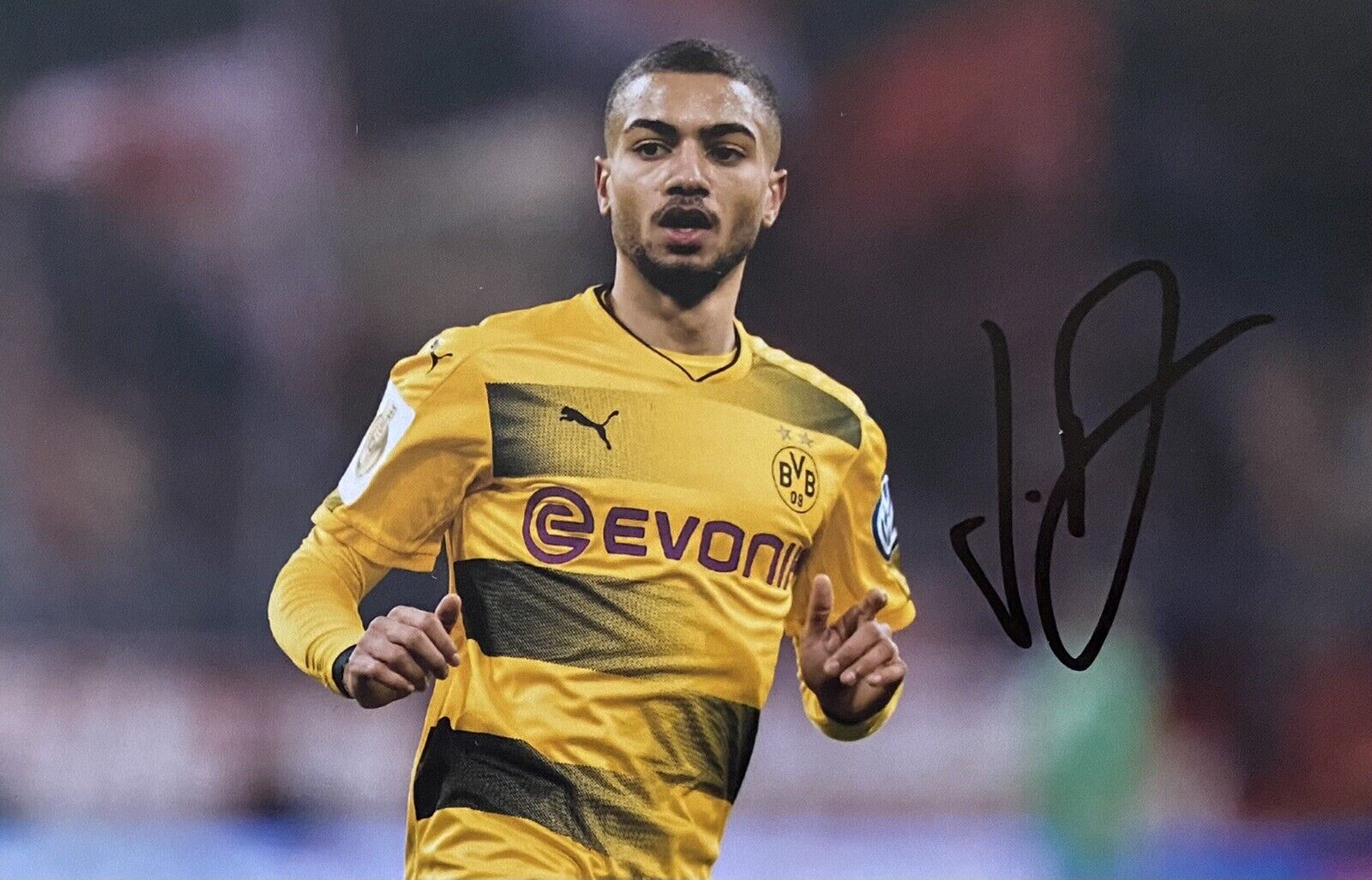 Jeremy Toljan Hand Signed Borussia Dortmund 6X4 Photo Poster painting 2