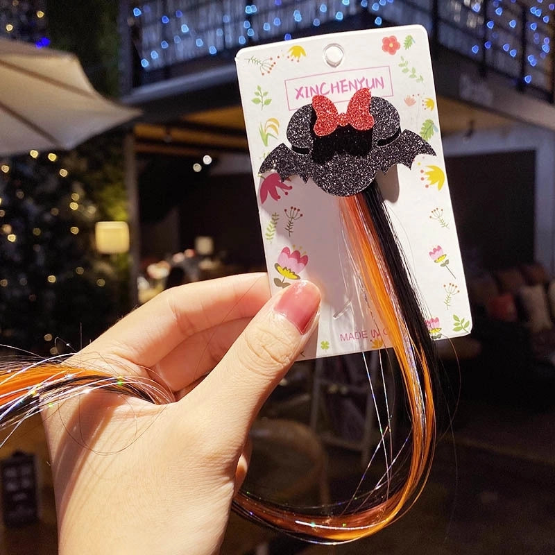 Halloween Casual Cool Style Unisex Pumpkin Bat Ghost Polyester Hair Clip