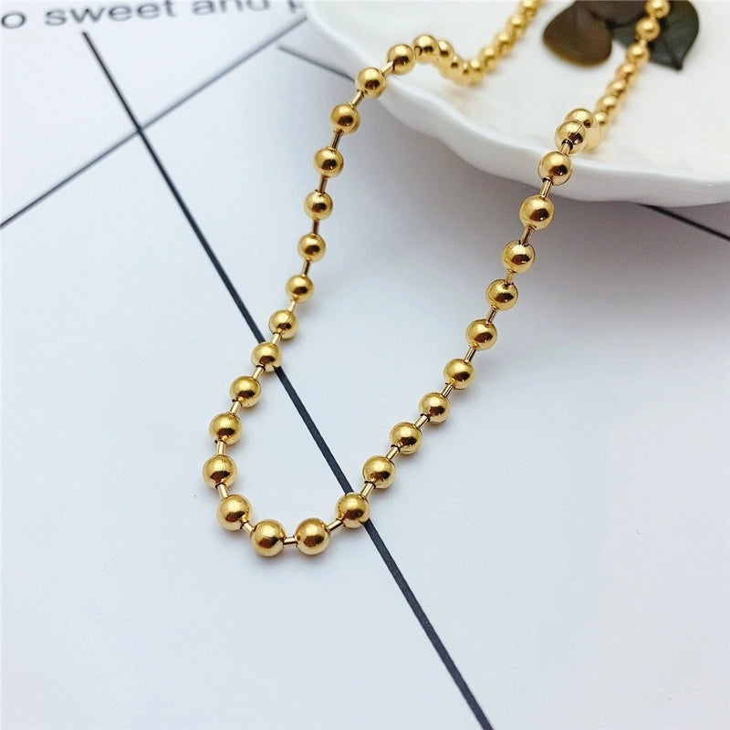 1 Piece Titanium Steel 40+5cm Jewelry Accessories