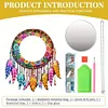 (US Local) DIY Tree Of Life Dream Catcher Hanging Mirror Diamond Art Kits for Wall