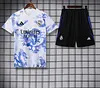 2025/2026 Real Madrid Pre-Match Training White Shirt+Shorts 1:1 Thai Quality