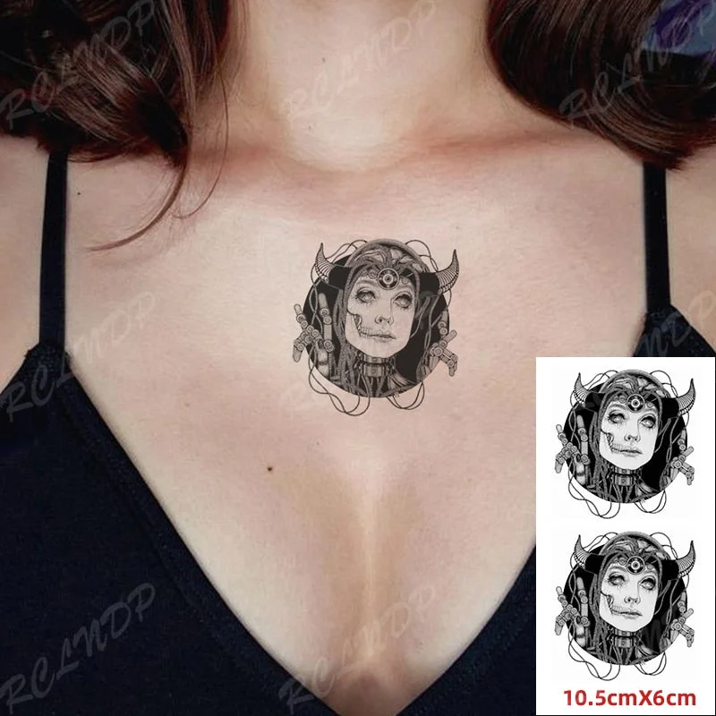 Waterproof Temporary Tattoos Sticker letters Love tatoo heartbeat wave Water Transfer Flash fake tattoo for girl women 10.56cm