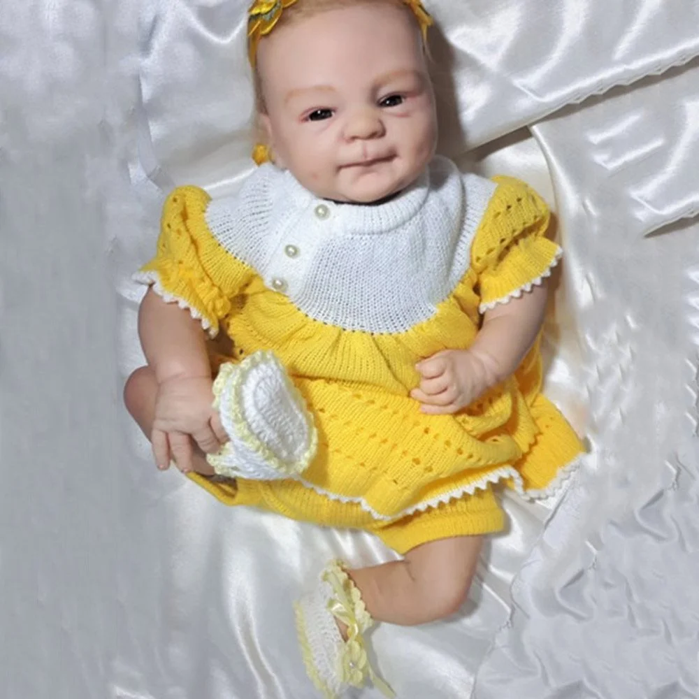 17 inch little RealisticFlora  reborn baby baby doll