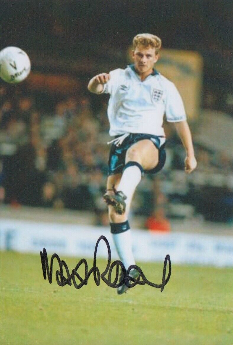 MARK ROBINS HAND SIGNED 6X4 Photo Poster painting ENGLAND FOOTBALL AUTOGRAPH