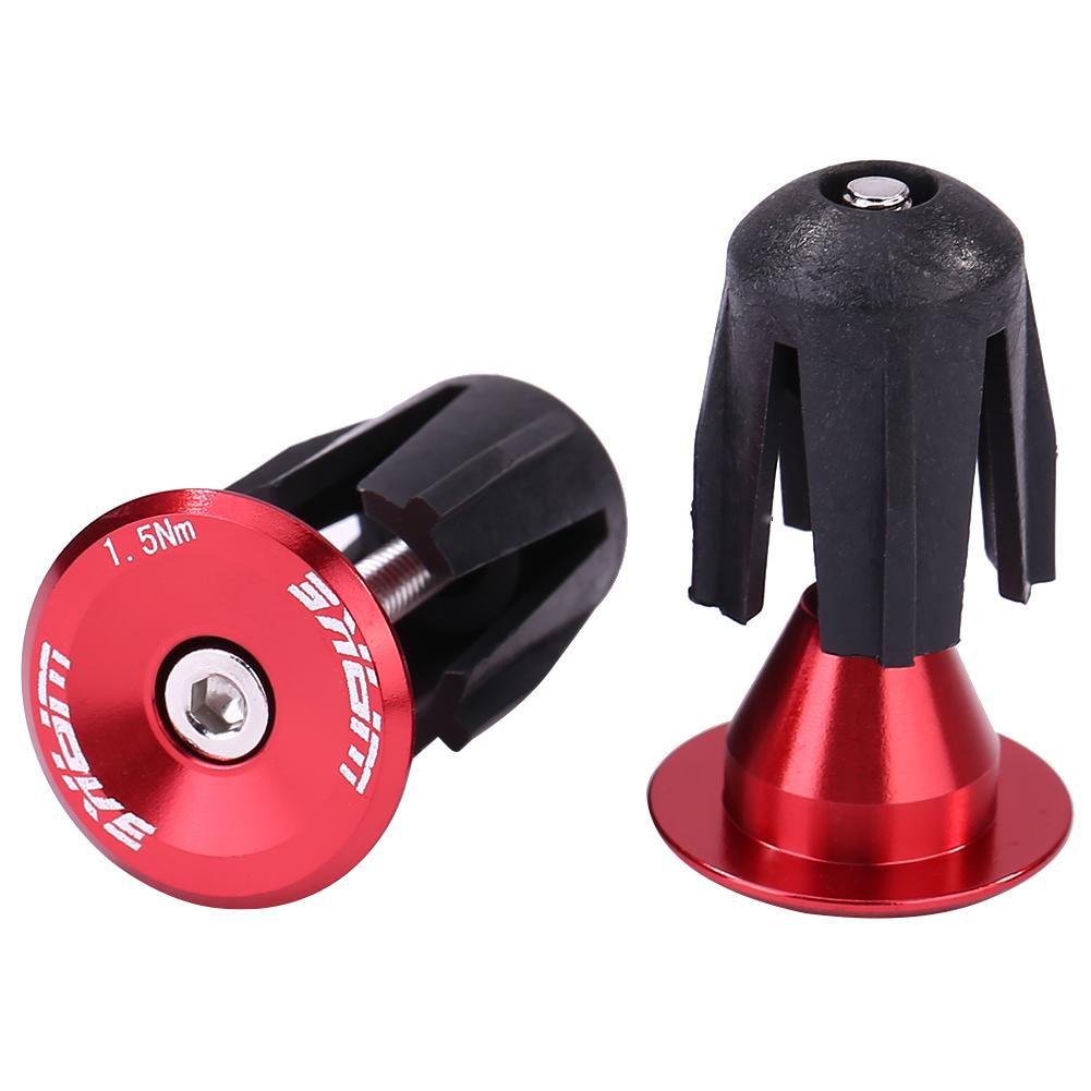 

WAKE 1pair Aluminium Alloy MTB Bike Handlebar Grips Outdoor Bicycle Tools, Red, 501 Original