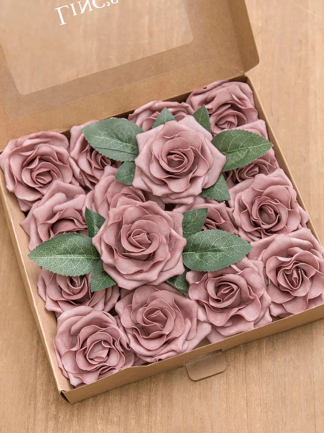 3.5" Foam Avalanche Rose with Stem - 16 Colors