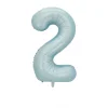 50PCS Baby Blue Pink 32" Aluminum Film 0 - 9 Numbers Balloons Birthday Babyshower Gender Reveal Party Decor