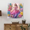 (Pre-Framed)Beauty-Special Shape Diamond Painting Kit(25x25cm)