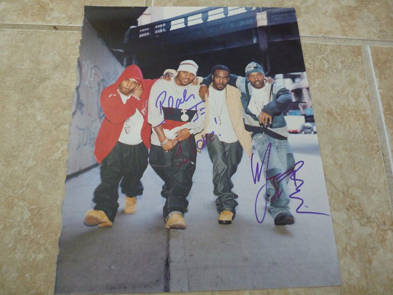 Jagged Edge Signed Autographed x2 8x11 Magazine Page Photo Poster painting PSA Guaranteed #1 F6