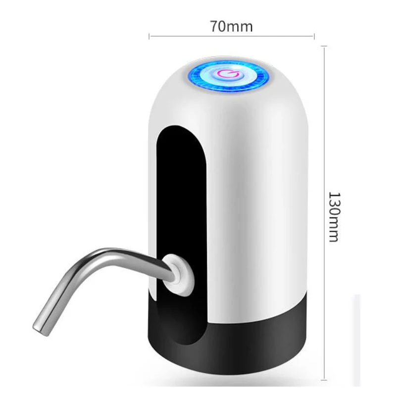 Likron Watches Electric USB Rechargeable Water Bottle Pump Dispenser - Portable Automatic Drinking Water Gallon Dispenser ...