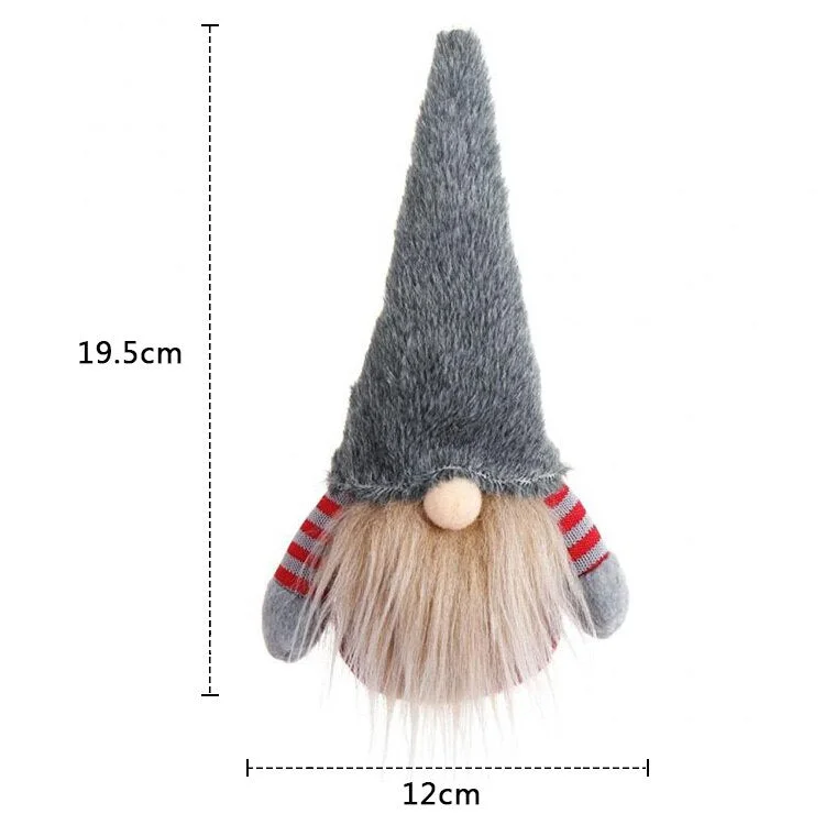 New Year 2022 Christmas Elf Doll Ornaments Xmas Tree Hanging Pendant Navidad 2021 Santa Kids Gift Christmas Home Decoration