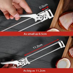 Limited Time Big Sale-Adjustable Multifunctional Stainless Steel Can Opener