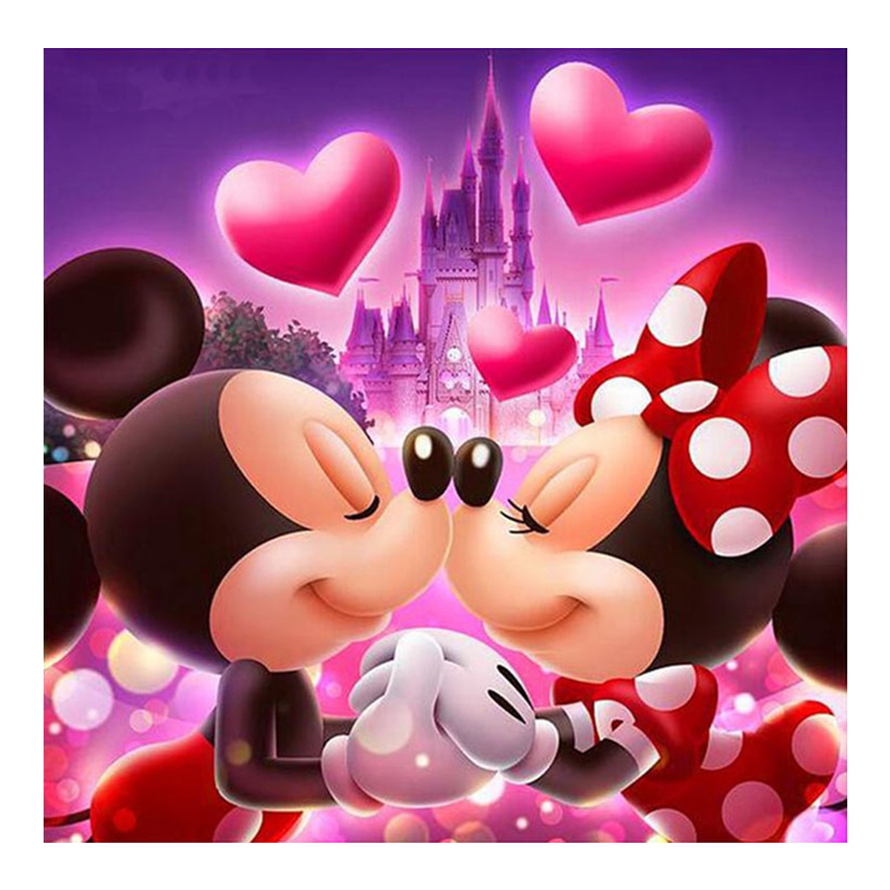 

Cartoon Love Mouse - Square Drill Diamond Painting - 45*45CM, 501 Original