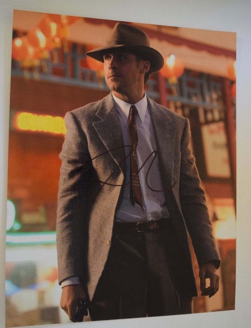 Ryan Gosling Signed Autographed 11x14 Photo Poster painting Gangster Squad La La Land COA VD